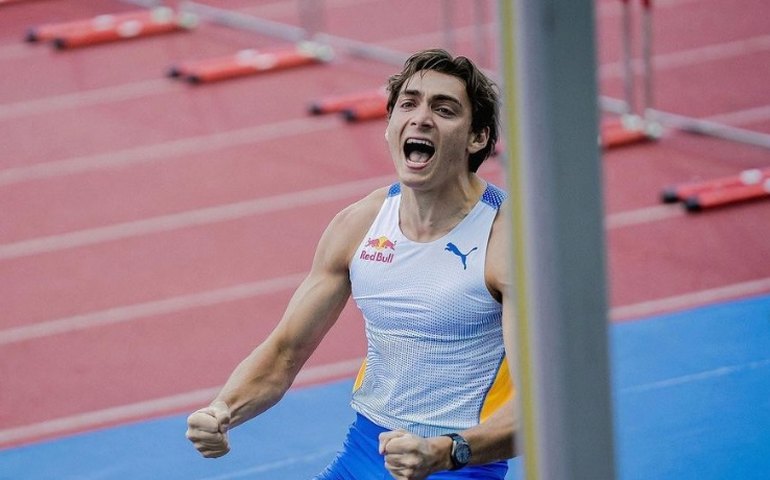 Duplantis comemora 7º recorde mundial no salto com vara e agradece 'rivais'
