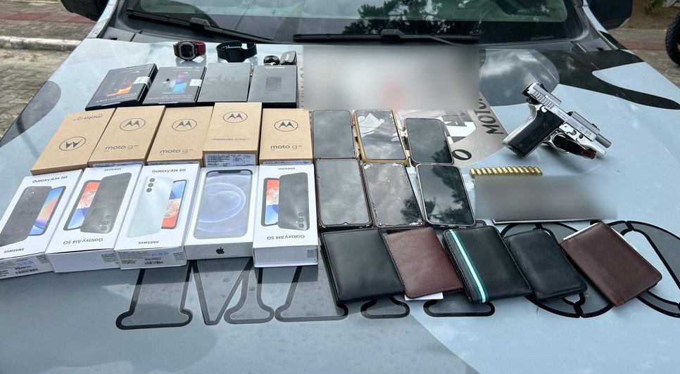 Cinco suspeitos de roubar lojas de celulares em Aracaju são preso no Ceará