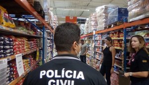 FISCALIZAÇÃO SUPERMERCADO / Foto: SSP/SE