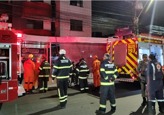 Incêndio causa pânico em hóspedes de hotel na orla de Maceió