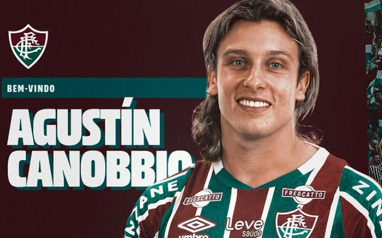 Cannobio assina contrato no Fluminense, treina e celebra 'passo muito grande na carreira'