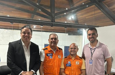 Usina Caeté e Defesa Civil Estadual discutem aperfeiçoamento do Plano de Ação de Emergência da Barragem Senador Carlos Lyra