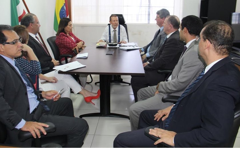 Comissão gestora do Funjuris visita Corregedoria da Justiça