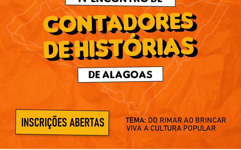 Inscrições abertas para o IV Encontro de Contadores de Histórias de Alagoas