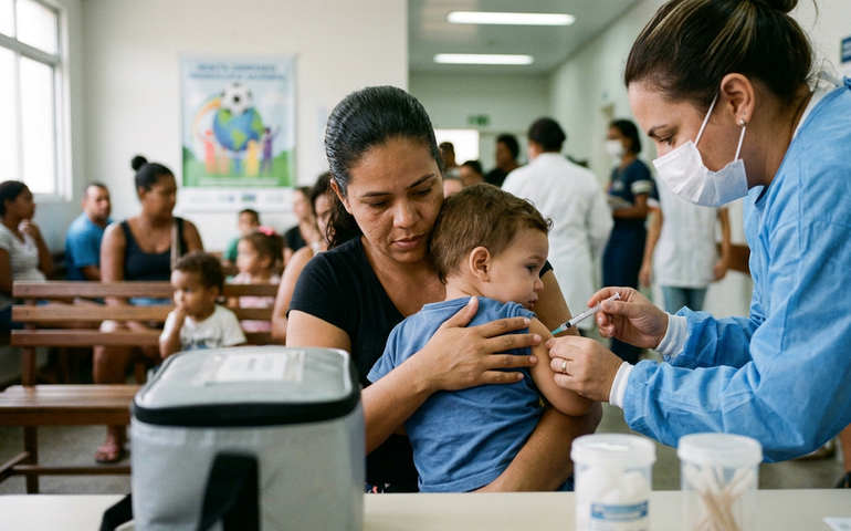 Opas recomenda reforço da vacinação contra sarampo para a Copa do Mundo de 2026