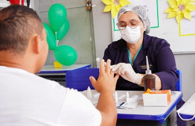 Sesau realiza testagem rápida de hepatites em reeducandos do Sistema Prisional de AL