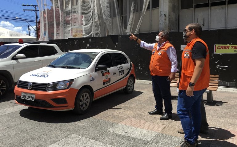 Defesa Civil de Maceió inicia vistorias no Centro a partir desta segunda-feira (22)