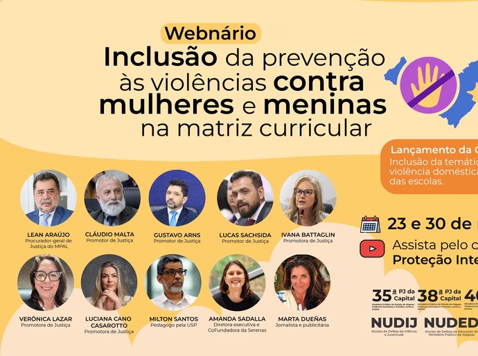 MPAL lidera mobilização inédita para levar combate à violência contra mulheres às salas de aula em Maceió
