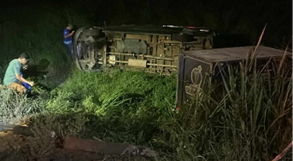 Até o momento, não há confirmação sobre feridos ou o estado de saúde dos ocupantes. / Foto: Reprodução 