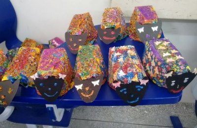 Cultura promove oficina de máscaras de carnaval para socioeducandos