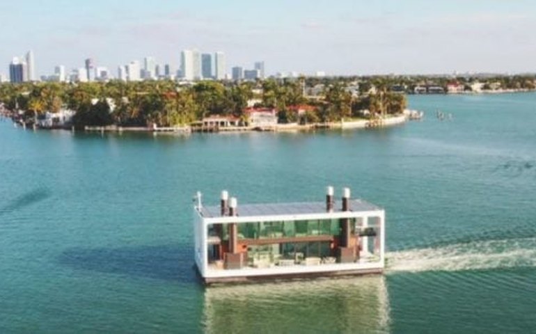 Já viu uma casa flutuante? Conheça, em vídeo, a primeira produzida em série no país