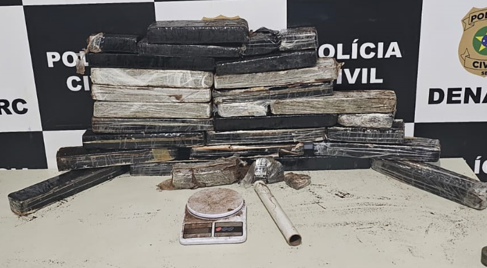 Mulher é presa com 20 kg de maconha na Grande Aracaju