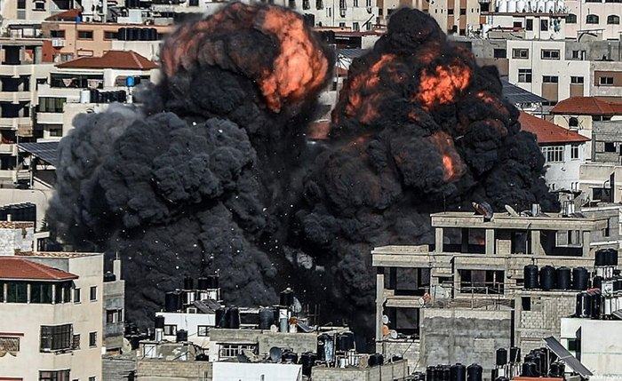 Destruição na Palestina