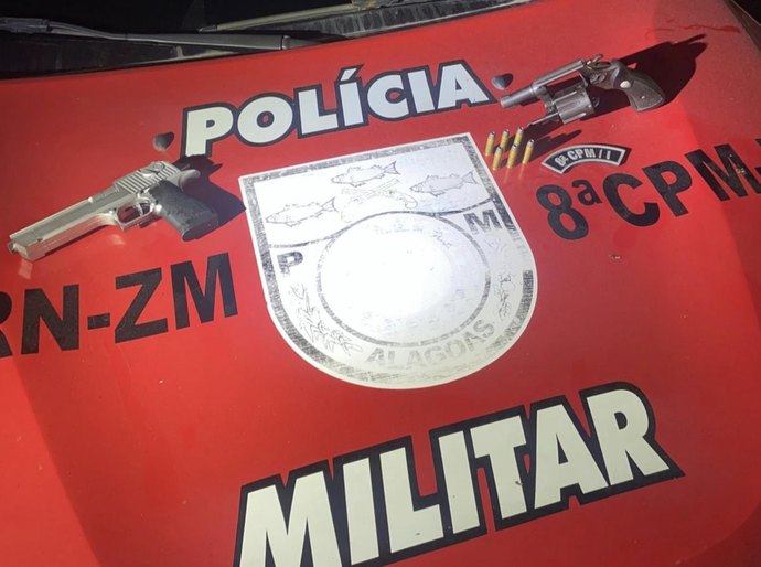 PM prende integrante do PCC por porte ilegal de arma em São Luís do Quitunde