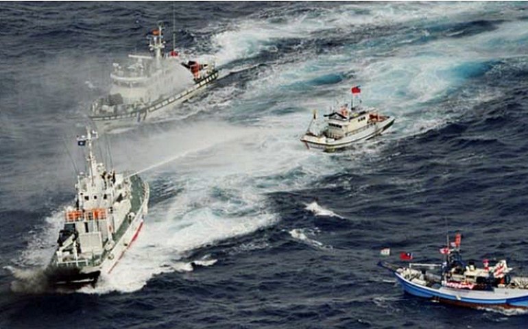 Barco de pesca de Taiwan é detido pela guarda costeira chinesa