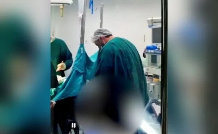 Vídeo mostra médico no momento do estupro a grávida em trabalho de parto