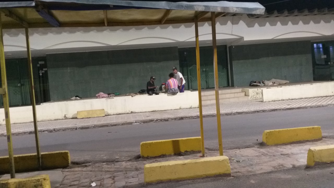 Moradores de rua correm risco de contrair o coronavirus em Palmeira