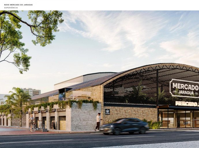 Ideral diz que substituição do teto do Mercado de Jaraguá faz parte do projeto de reforma