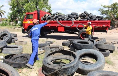 Campanha estadual recolhe mais de 11 mil pneus nos municípios alagoanos