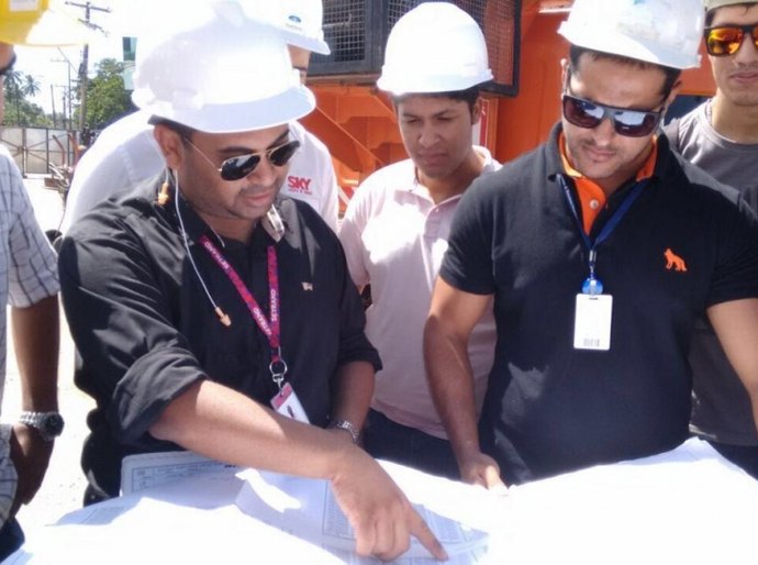 Estudantes de Engenharia visitam as obras de duplicação da AL-101 Norte