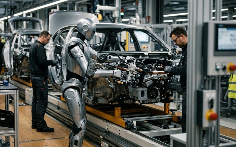 BMW aposta em robôs humanoides na montagem de carros na Europa