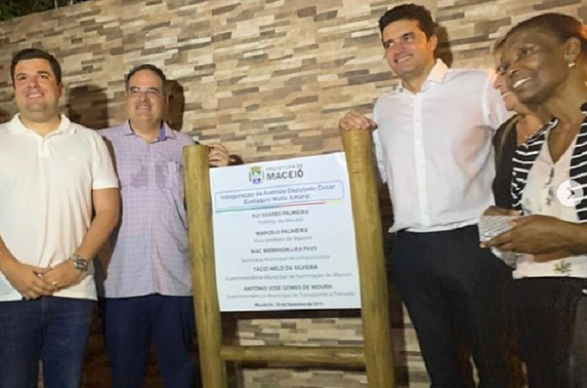 Vereador Samyr Malta relembra inauguração de avenida na Serraria que leva nome de seu pai