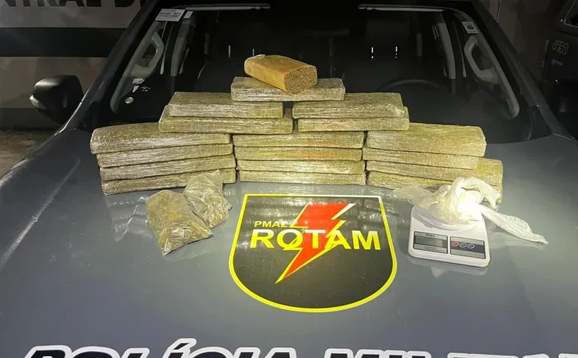 Mulher é presa em casa com quase 15 kg de drogas em Maceió