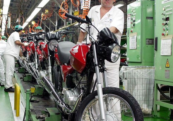 Produção de motos sobe 3% de junho para julho, mostra Abraciclo