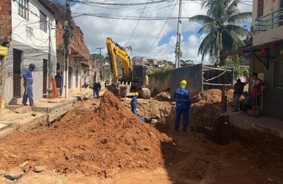 Obra de macrodrenagem da Grota do Ipanema avança e alcança 73% de execução