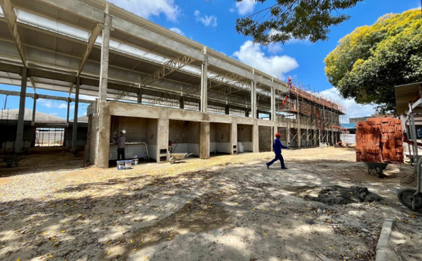 Obras do novo Mercado Público do Benedito Bentes entram na reta final