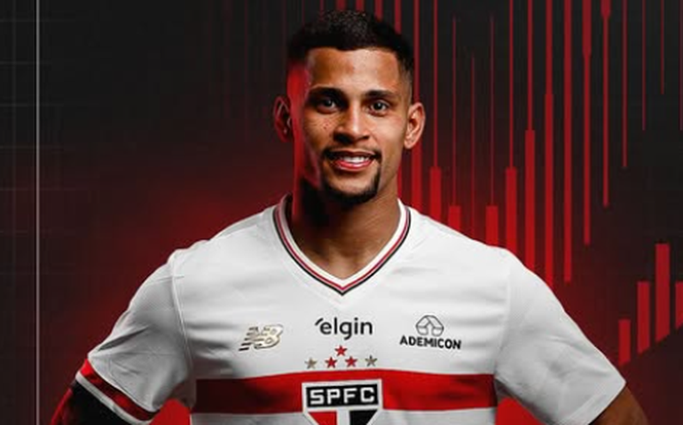 São Paulo anuncia a contratação do lateral-direito Mailton, ex-Chapecoense, até 2027