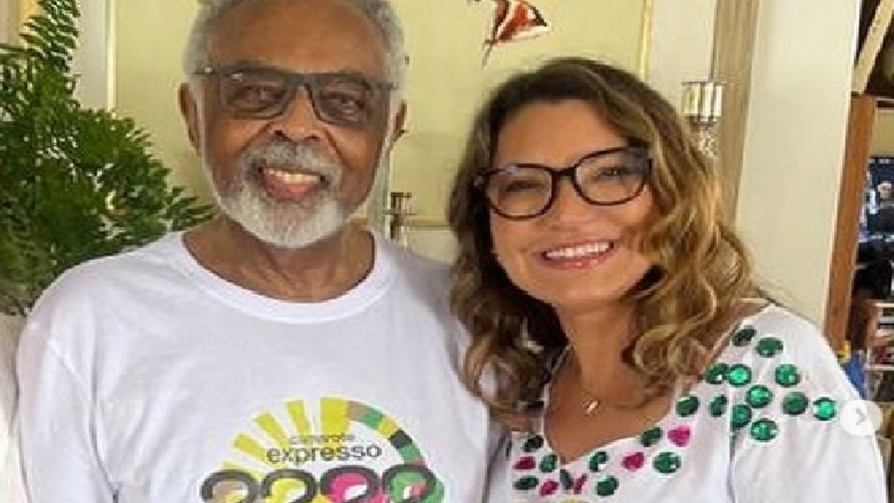 Janja curte carnaval de Salvador em camarote de Gilberto Gil