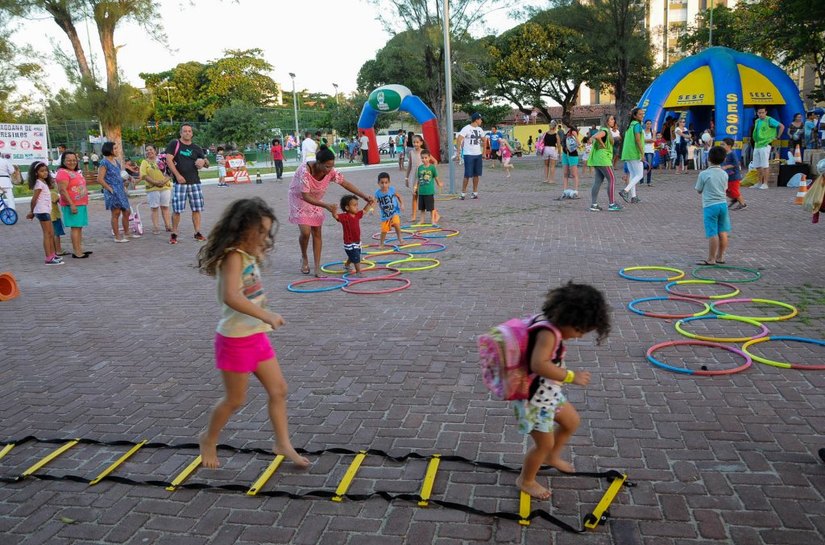 Neste sábado: Praça da Faculdade recebe o Projeto Lazer Itinerante