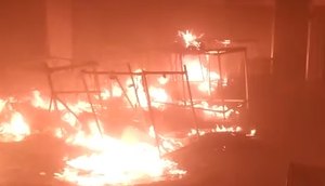 chamas no Copemcan.jpg / Foto: Redes Sociais