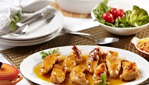 Frango com laranja 