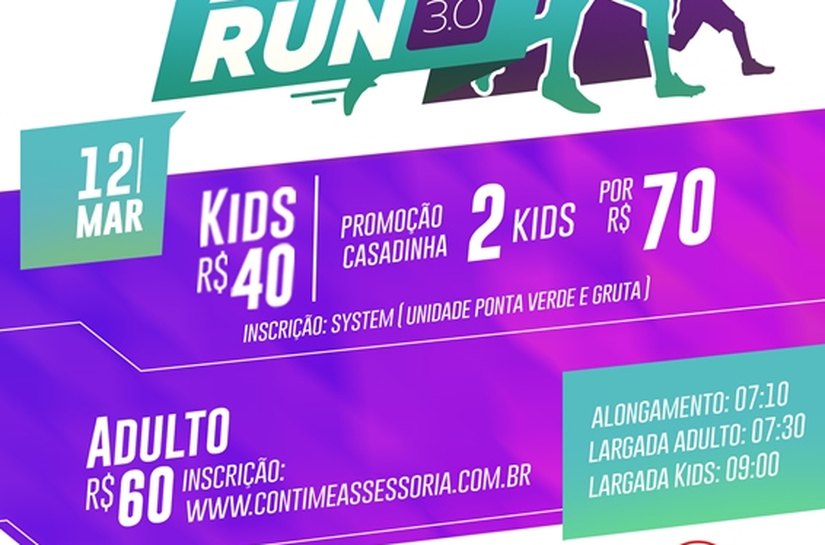 Comece seu aquecimento! Vem aí System Run 3.0 dia 12 deste mês