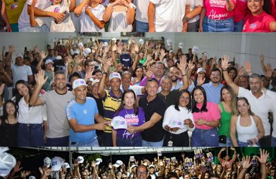 Fátima Canuto encerra última semana de pré-campanha com forte mobilização em Alagoas
