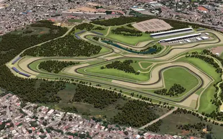 Bombeiros resgatam de buraco corpo de empresário encontrado morto no Autódromo de Interlagos