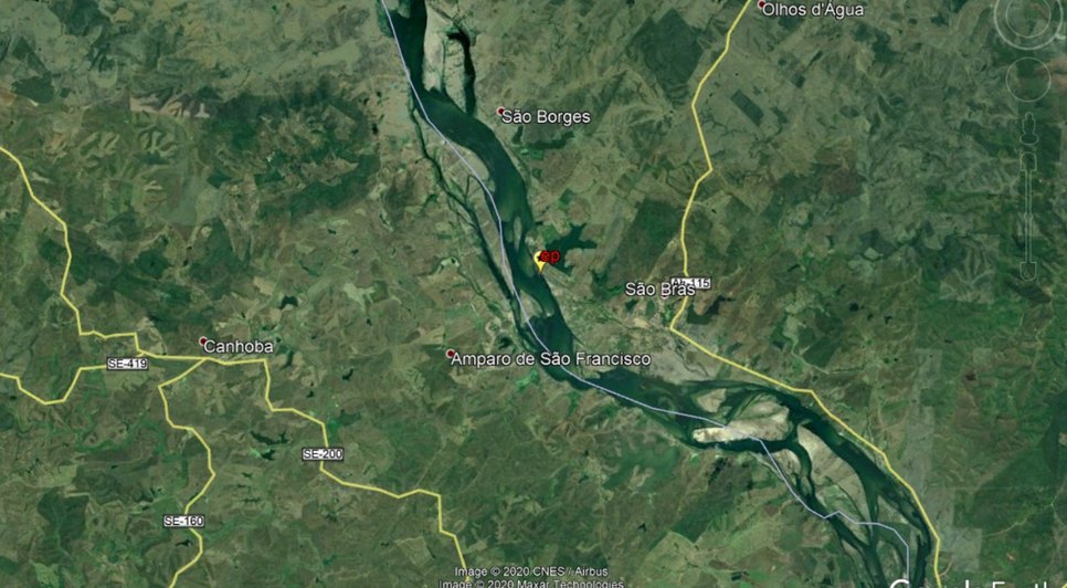 mapa tremor de terra
