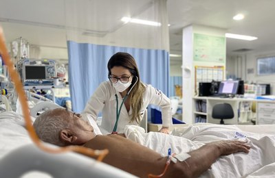 Unidade de AVC do HGE salva a vida de pedreiro que sofreu derrame