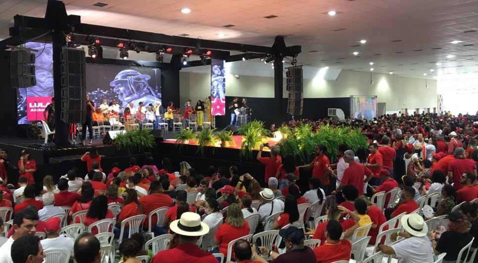 Ex-presidente Lula irá participar de ato público no Centro de Convenções de Sergipe / Foto: Foto: Vinícius Mecenas/TV Atalaia