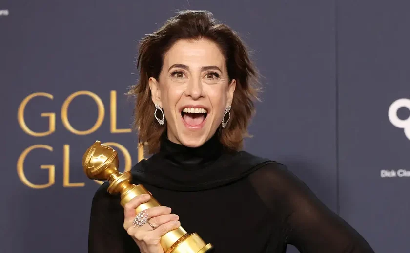 Fernanda Torres leva Globo de Ouro por atuação em Ainda Estou Aqui