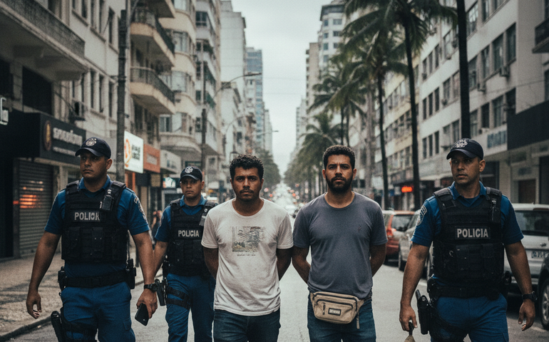 PM prende suspeitos de assaltar turistas chilenos em Copacabana