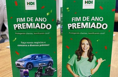 Campanha “Fim de Ano Premiado: Protegendo clientes, bonificando você”, da HDI Seguros, acaba dia 31