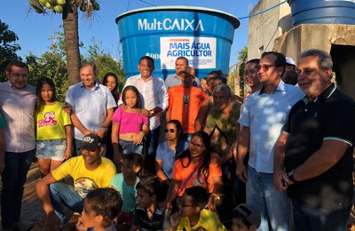 Prefeitura de Palmeira inaugura poços artesianos na zona rural por meio do programa Mais Água Agricultor