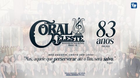Aniversário Coral Celeste -  Acessível em Libras  (21/01/2024)