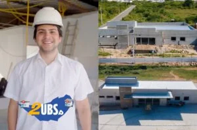 Prefeito Eduardo Bulhões vistoria obras de construção de duas novas UBSs em Santana do Ipanema