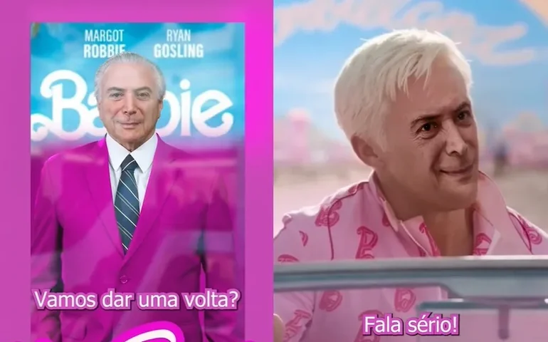 Temer apaga vídeo em que se 'veste' de Ken e brinca com mesóclise: 'Barbie-me-ei'