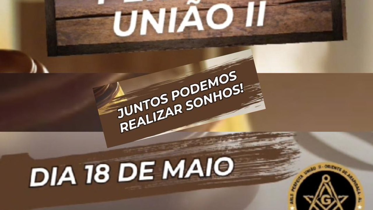 Dia 18/05, acontecerá o leilão maçônico beneficente