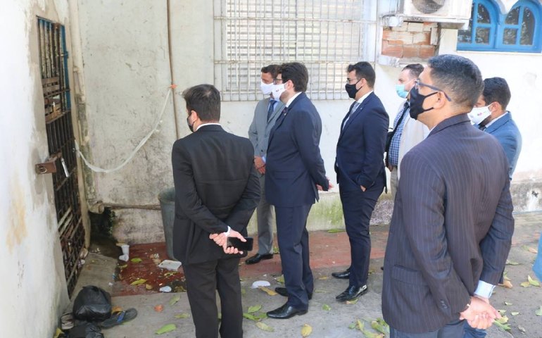 Presidente da OAB Alagoas, presidente da Subseção e Conselheiro do Conseg realizam inspeção em delegacia de Arapiraca